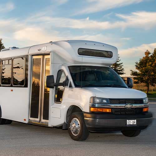Sporting event limousine in Georgetown, ON