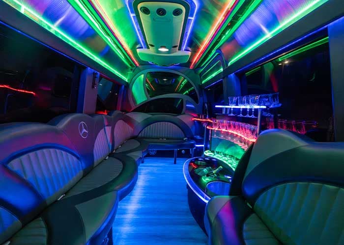 15 Passenger Mercedes Sprinter Van gallery image 10 for limousine service in Georgetown, ON